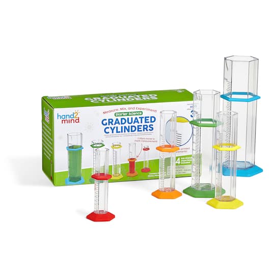hand2mind&#xAE; Starter Science Graduated Cylinders Learning Set